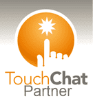 Thumbnail picture of logo for TouchChat Partner (finger pointing to an orange circle).